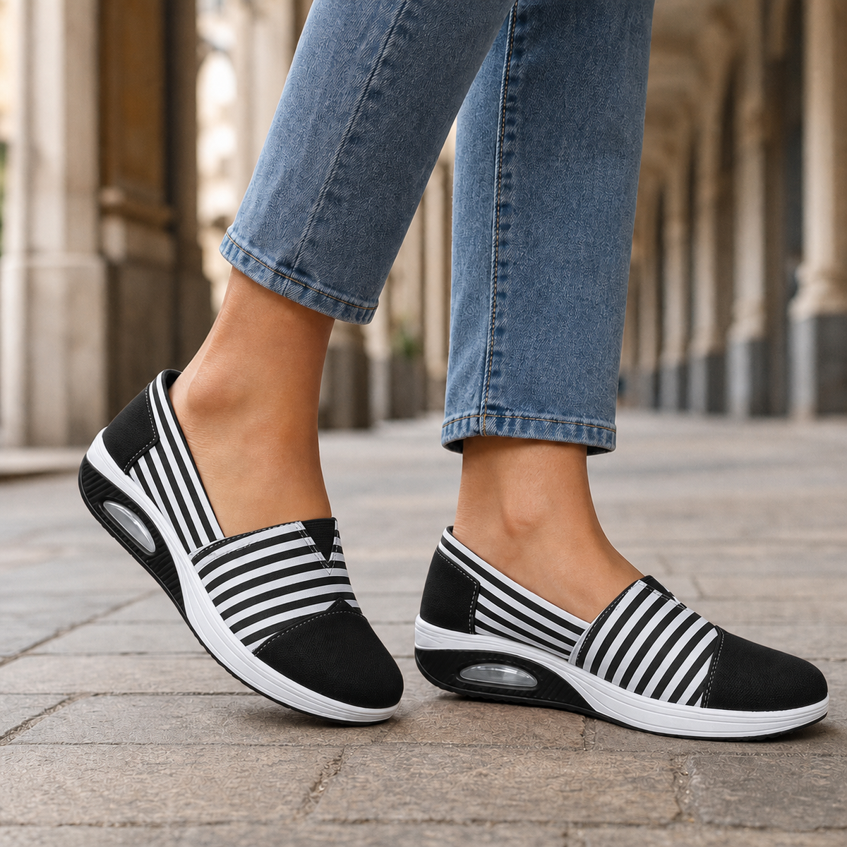 Caselli Orthopedic Sneakers - Black
