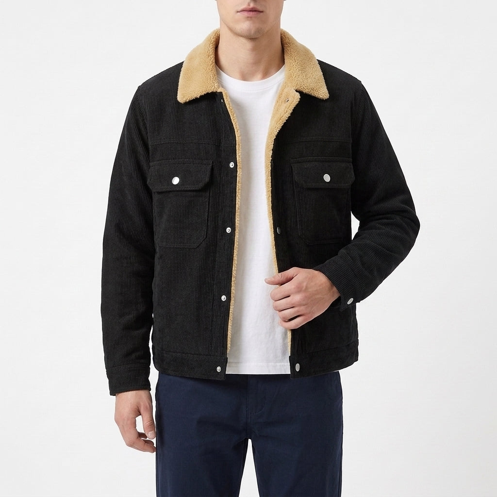 Sullivan Corduroy Jacket - Black