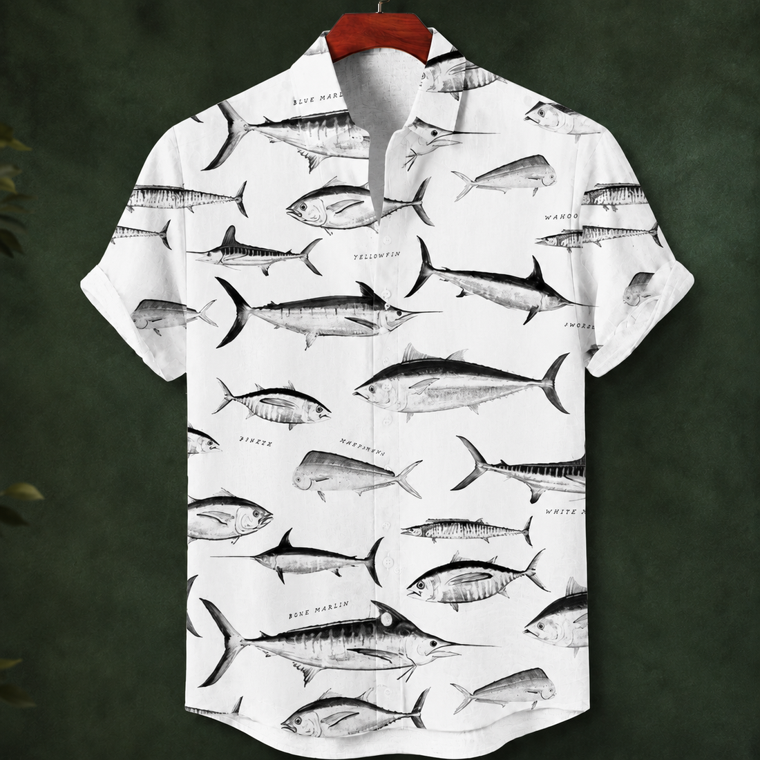 Spencer Marine Shirt - White Black
