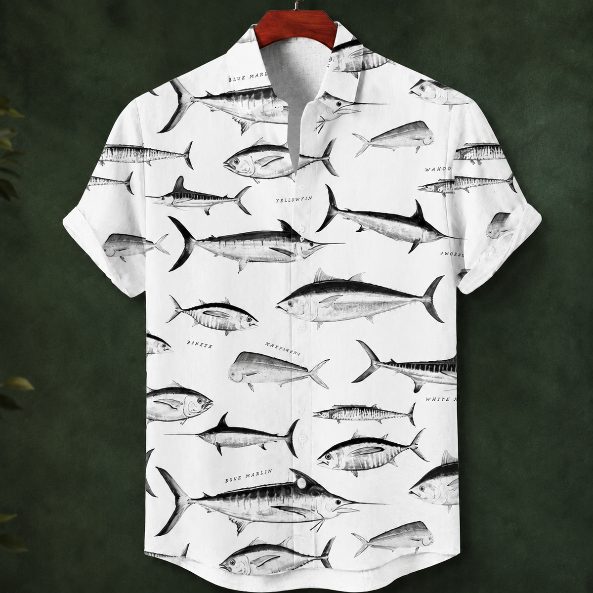 Spencer Marine Shirt - White Black