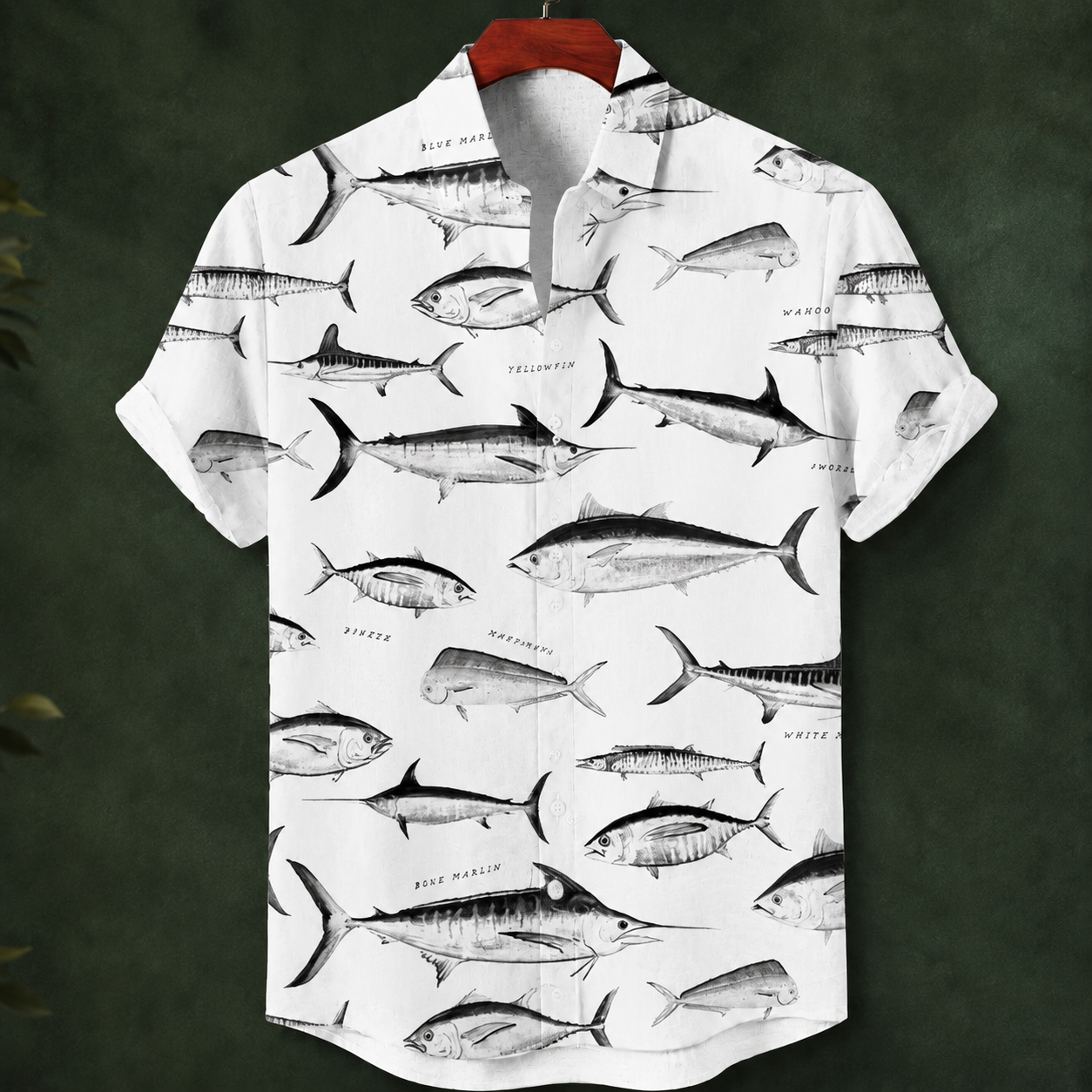 Spencer Marine Shirt - White Black