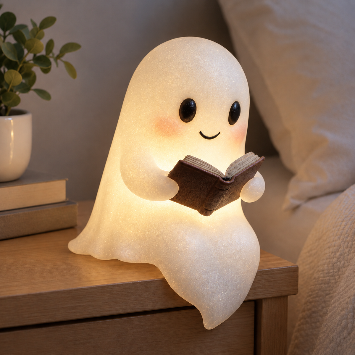 Birchwood Reading Ghost Lamp - Ghost Reading Large