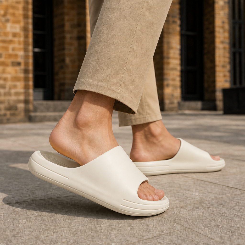 Portofino Platform Slides - Off White