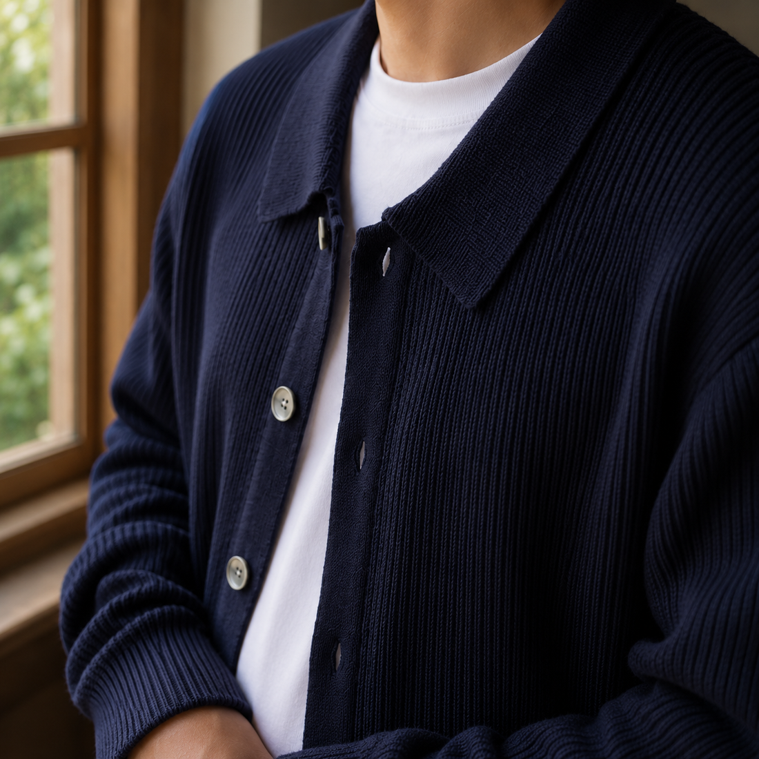 Milo Ribbed Sweater - Lead Product Detail