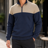 Wendell Colorblock Sweatshirt - Navy