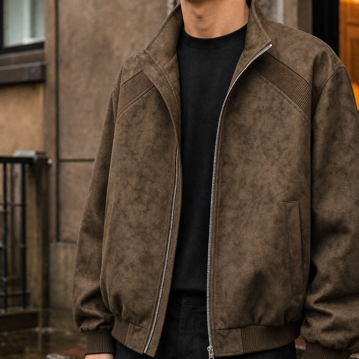 Frank Aviator Jacket - Coffee