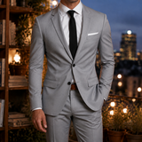 Anton Tailored Set - Light Gray