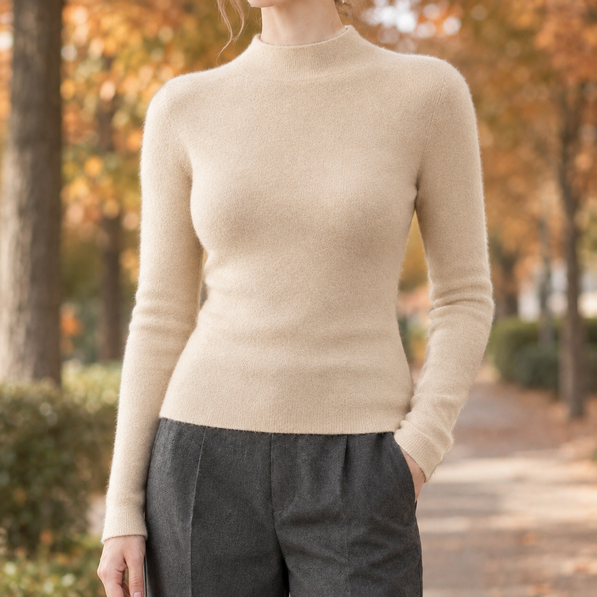 Demelza Cashmere Sweater - Cream