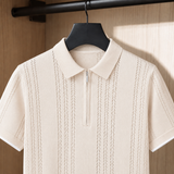 Felix Half-Zip Polo - Apricot