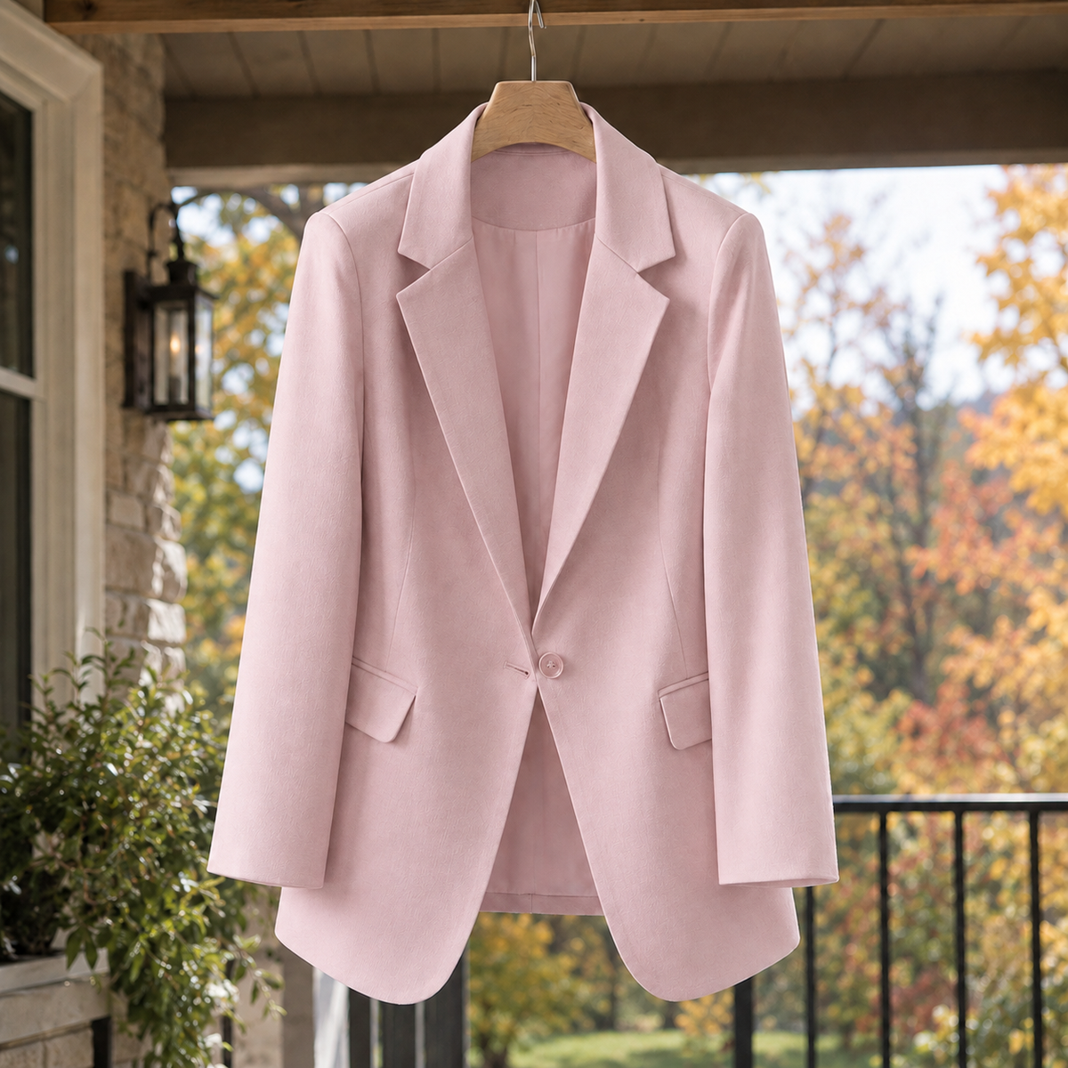 Whitney Tailored Blazer - Pink