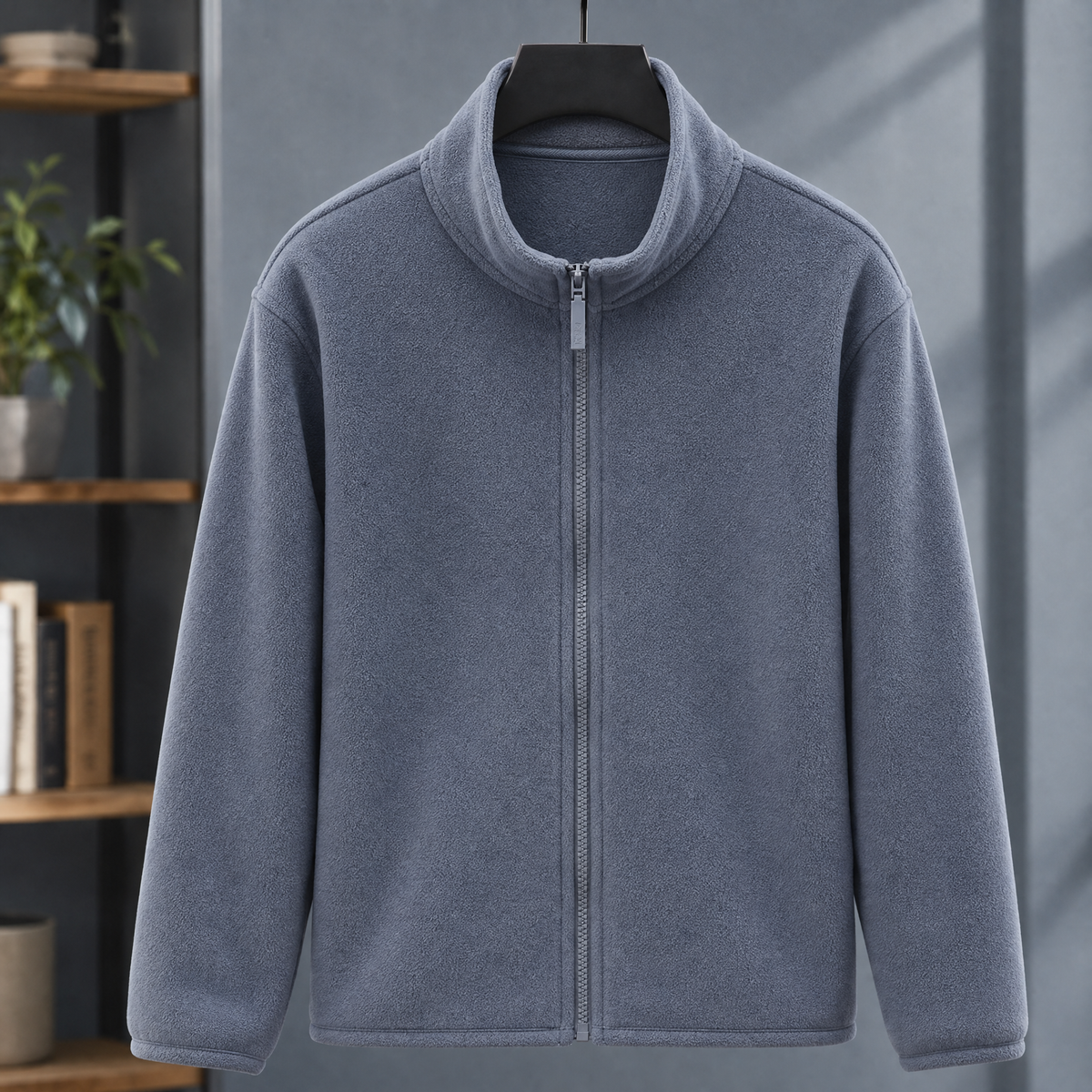 Malcolm Fleece Jacket - Blue-gray