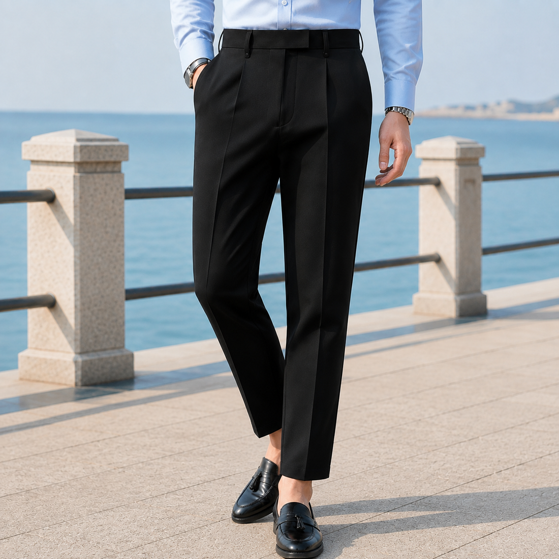 Damian Tailored Pants - Black