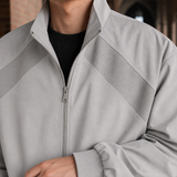 Octavian Stand Collar Jacket - Lead Product Detail