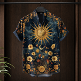 Otto Printed Shirt - Navy Celestial