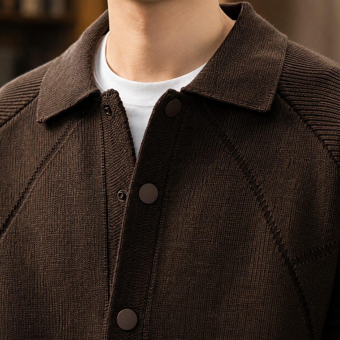 Roman Knit Jacket - Lead Product Detail