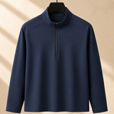 Xavier Quarter Zip Pullover - Navy
