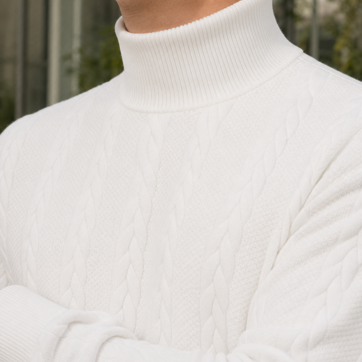 Finnian Cable Sweater - Lead Product Detail