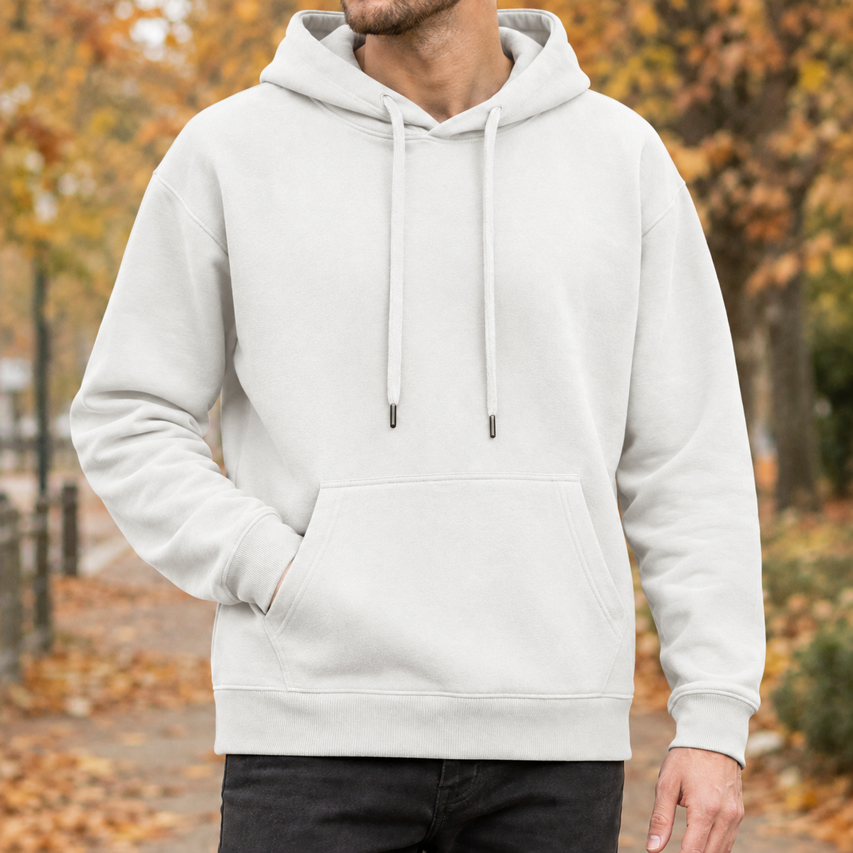 Lucas Relaxed Hoodie - White
