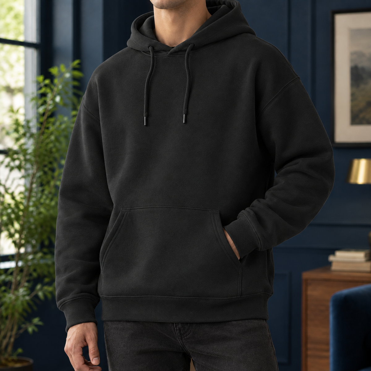 Kit Hooded Hoodie - Black