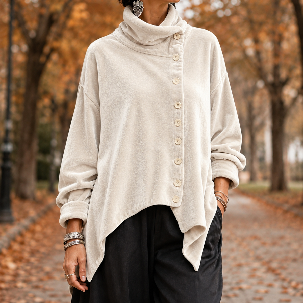 Arabelle Velvet Cardigan - White