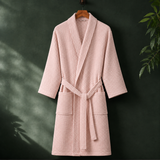 Keaton Waffle Robe - Pink