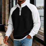 Ivan Quarter Zip Pullover - Black