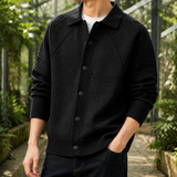 Caspian Knit Jacket - Black