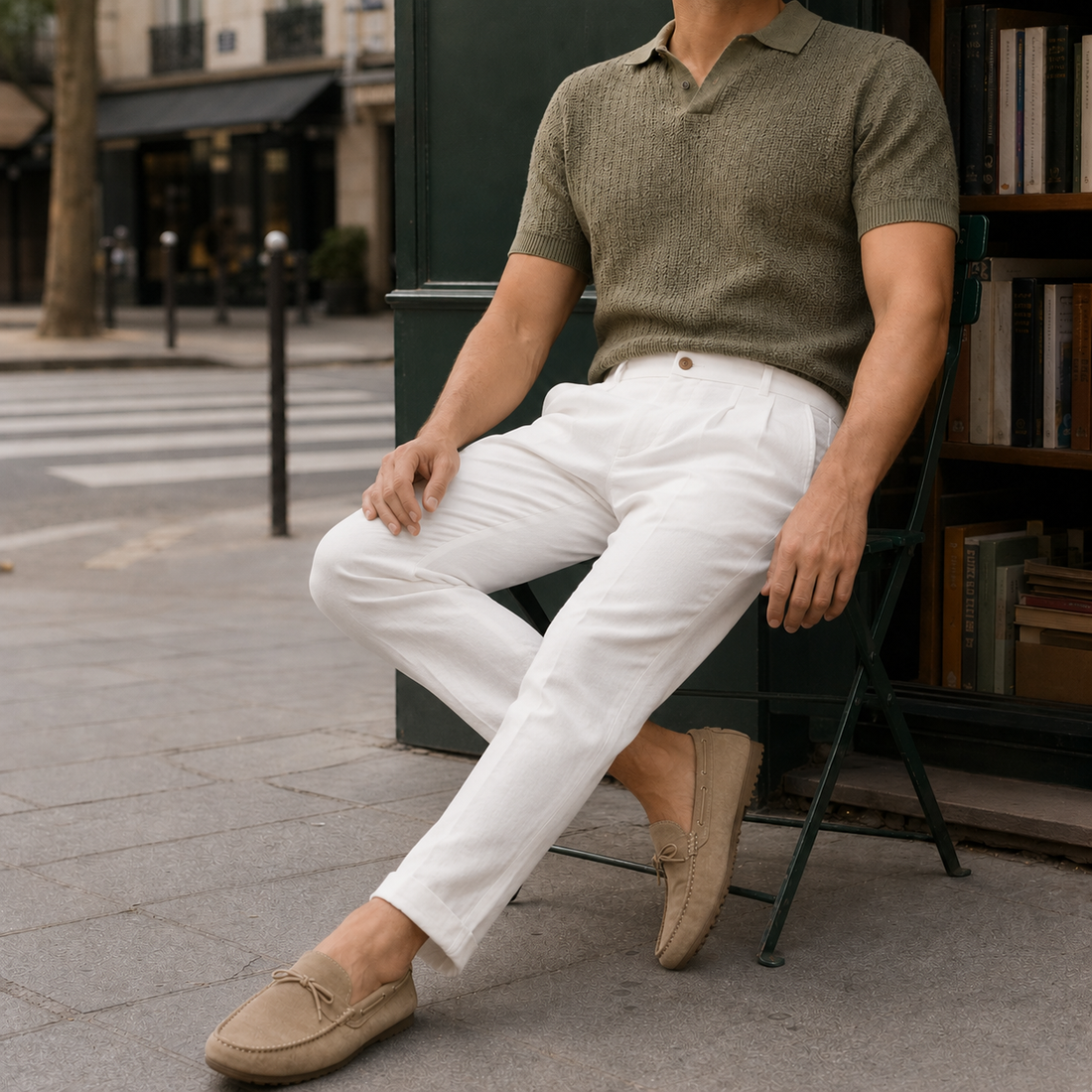 Orson Tapered Pants - White