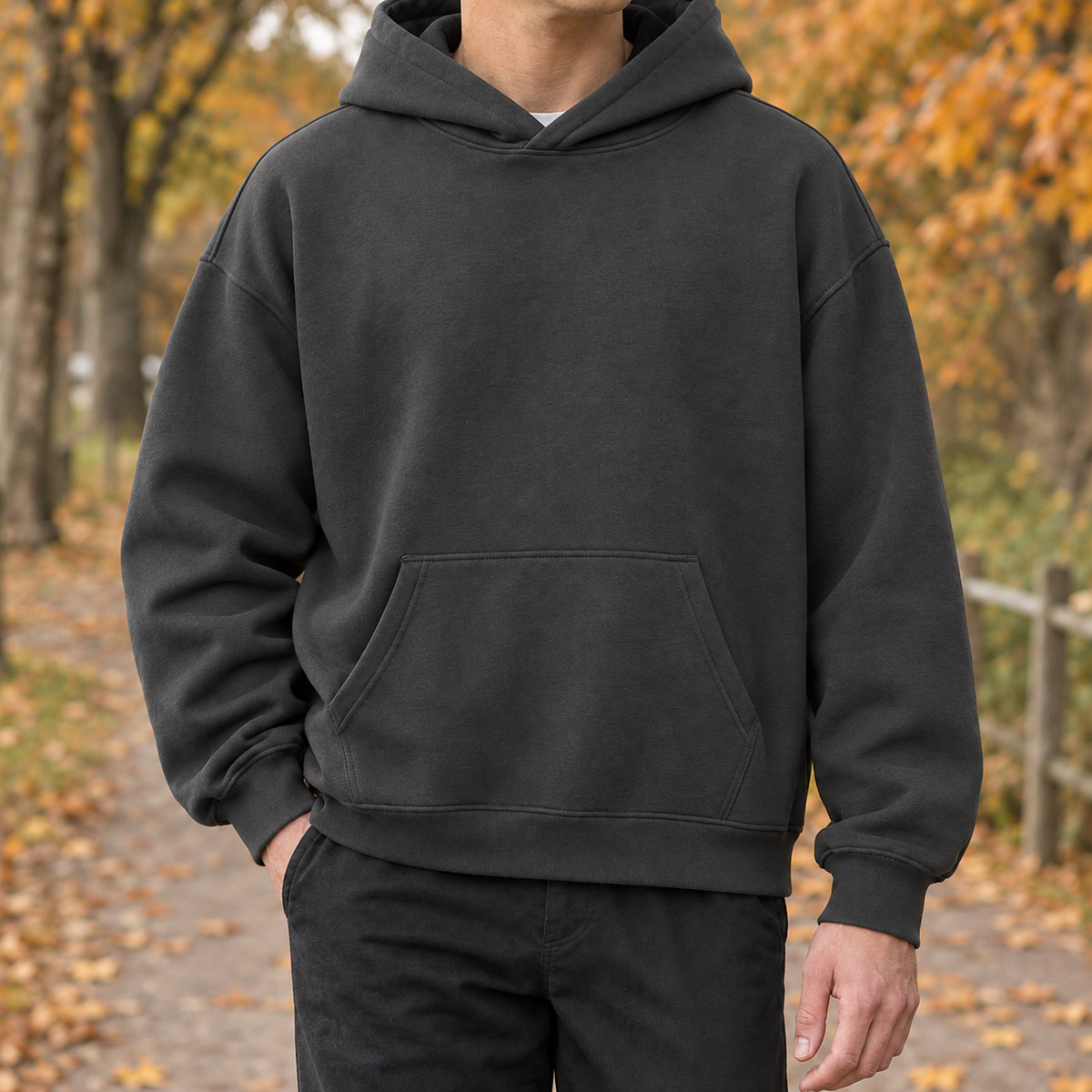 Christopher-Reid Heavyweight Hoodie - Dark Gray