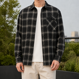 Lorcan Plaid Shirt - Black