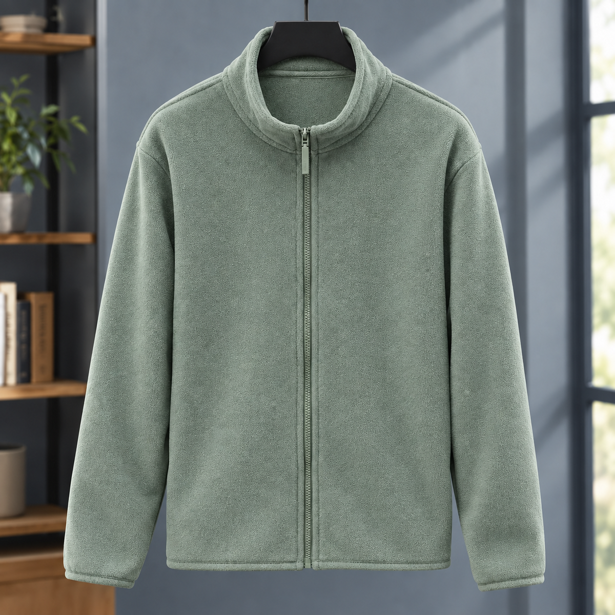 Malcolm Fleece Jacket - Grayish Green