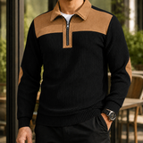 Valentin Quarter-Zip Top - Black