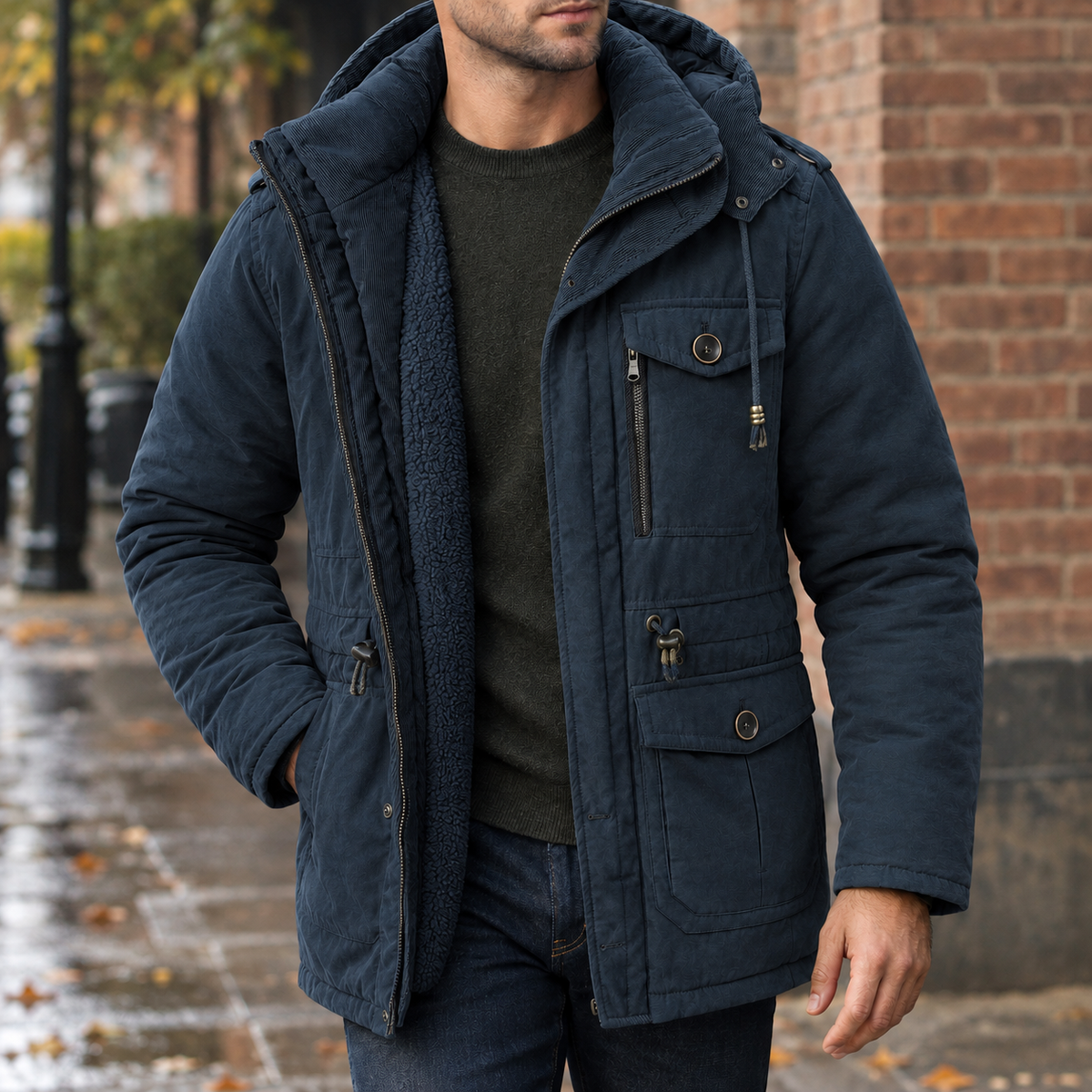 Jonas-Stone Utility Jacket - Blue