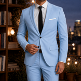 Anton Tailored Set - Light Blue
