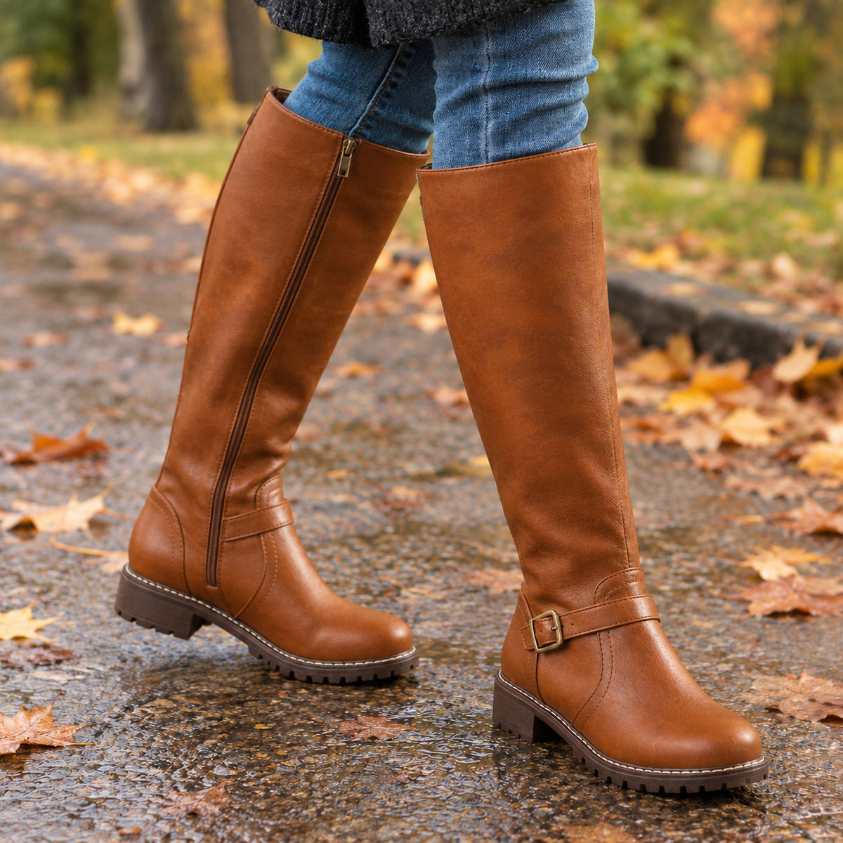 Bevilacqua Buckle Boots - Light Brown