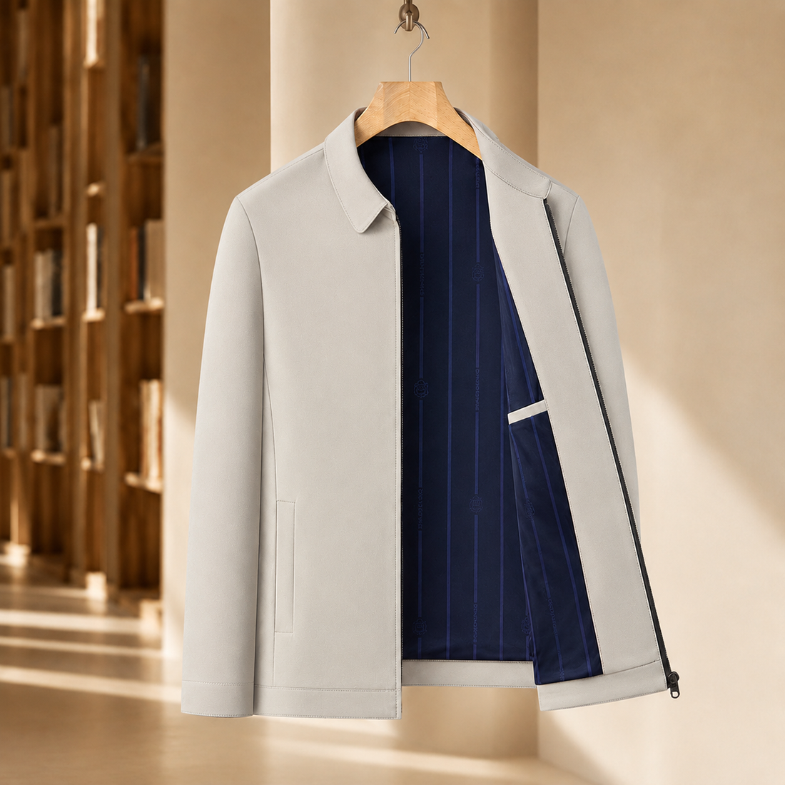 Rafferty Zip Jacket - Beige