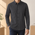Black White Pinstripe