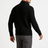 Marcel Quarter-Zip Sweater - Black