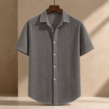 Ignatius Jacquard Shirt - Dark Gray