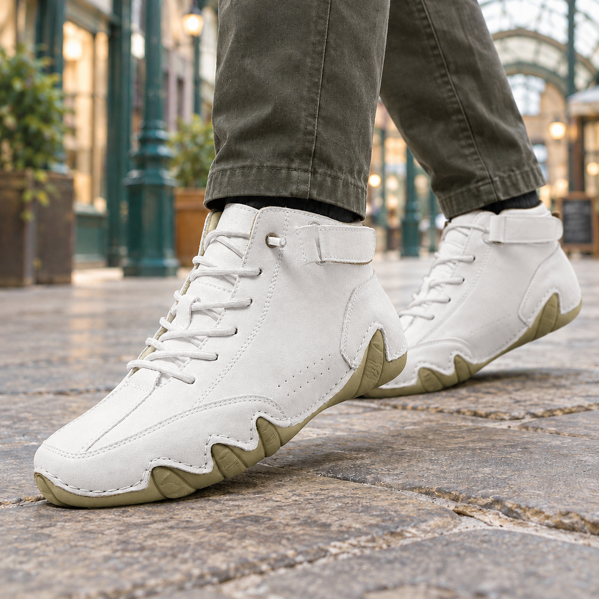Terenzi High-Top Sneakers - White