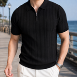 Lysander Half-Zip Sweater - Black