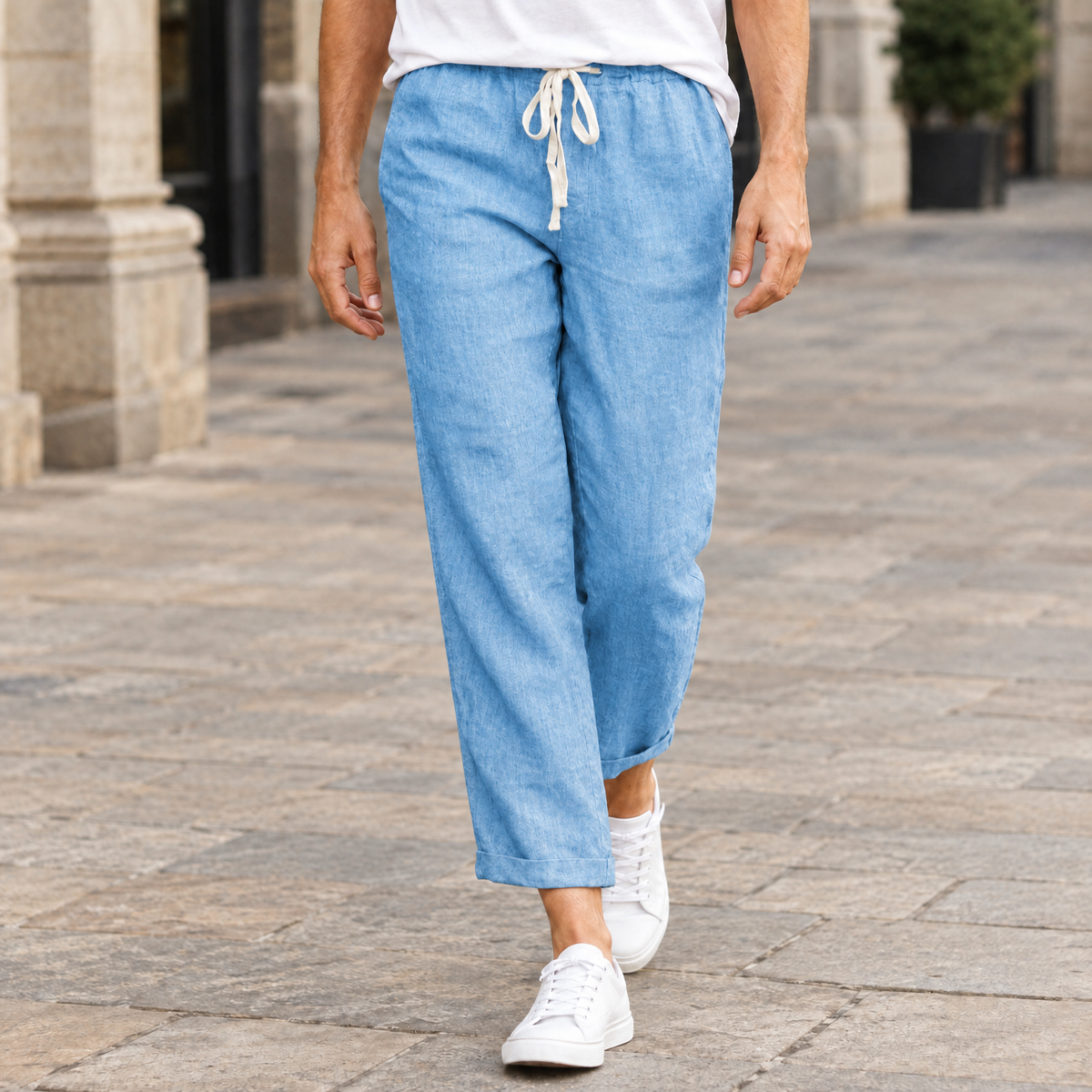 Ryan Relaxed Pants - Blue