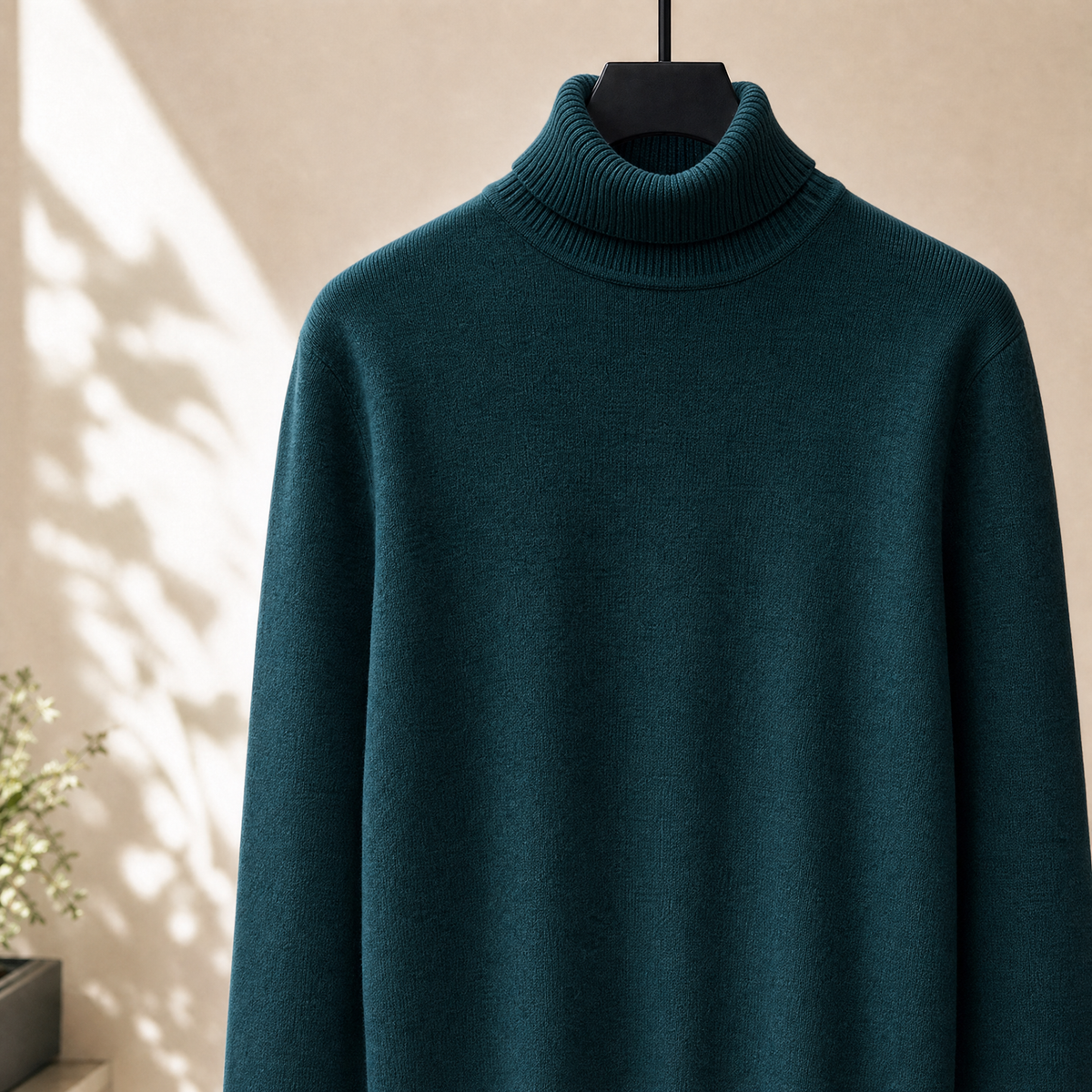 Hubert Turtleneck Sweater - Dark Green