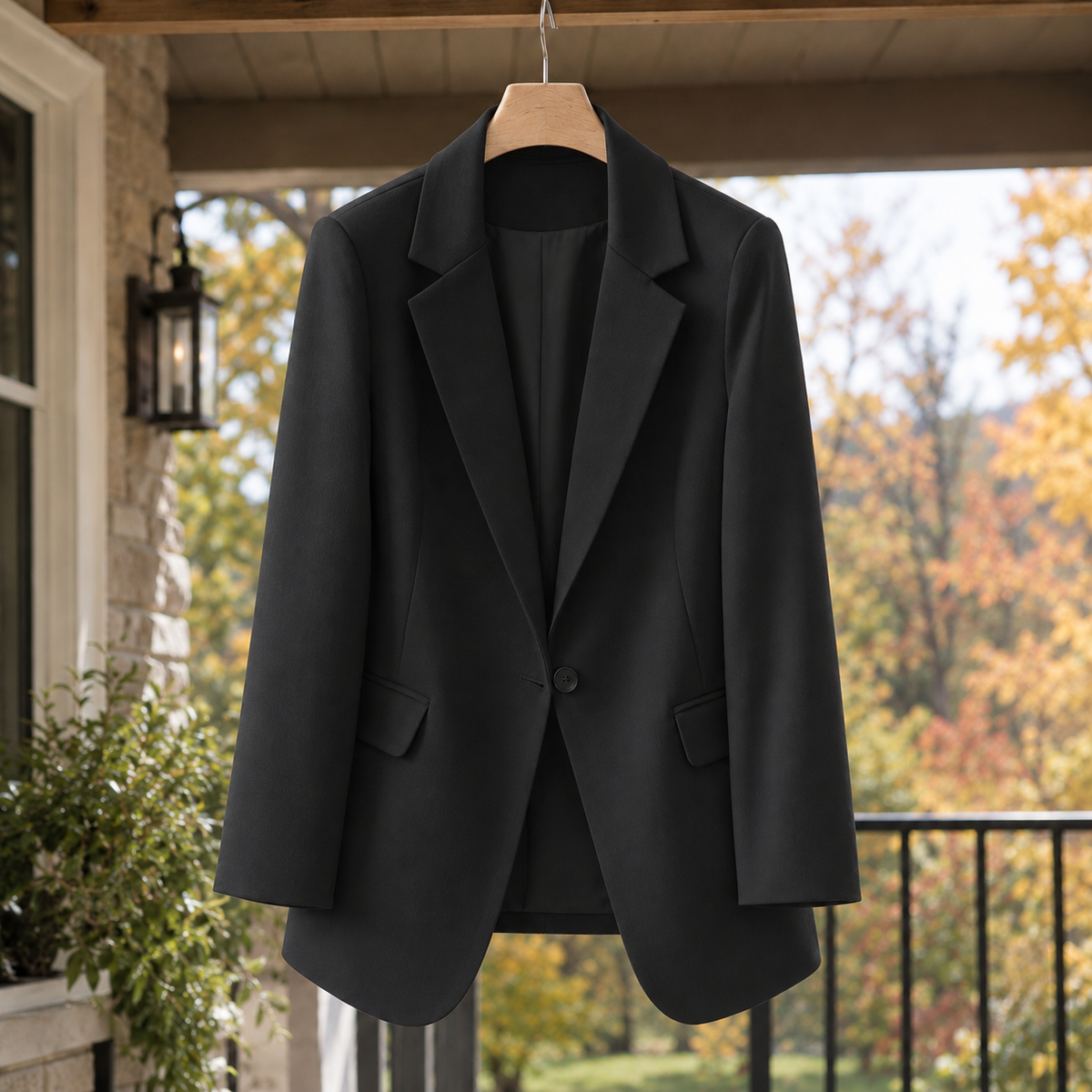 Whitney Tailored Blazer - Black
