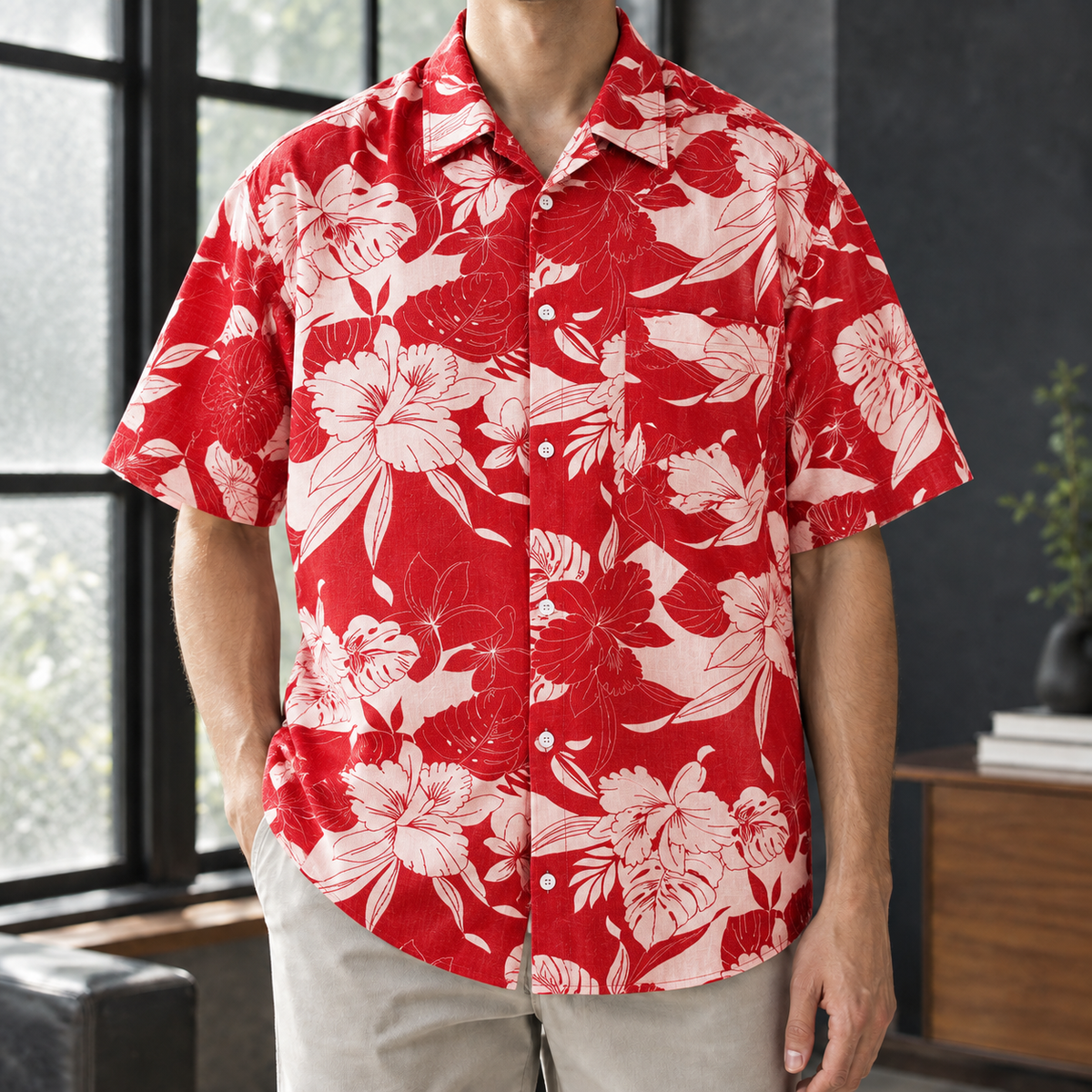 Christopher Relaxed Shirt - Red