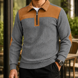 Valentin Quarter-Zip Top - Gray