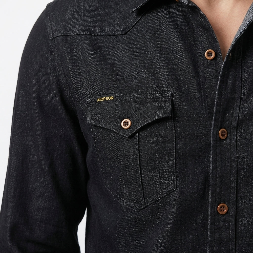 Hudson Denim Shirt - Lead Product Detail