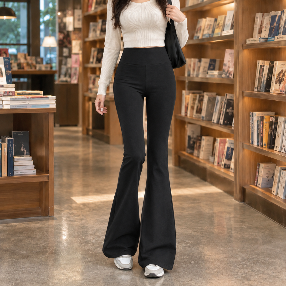 Claudia Flared Pants - Black Extension