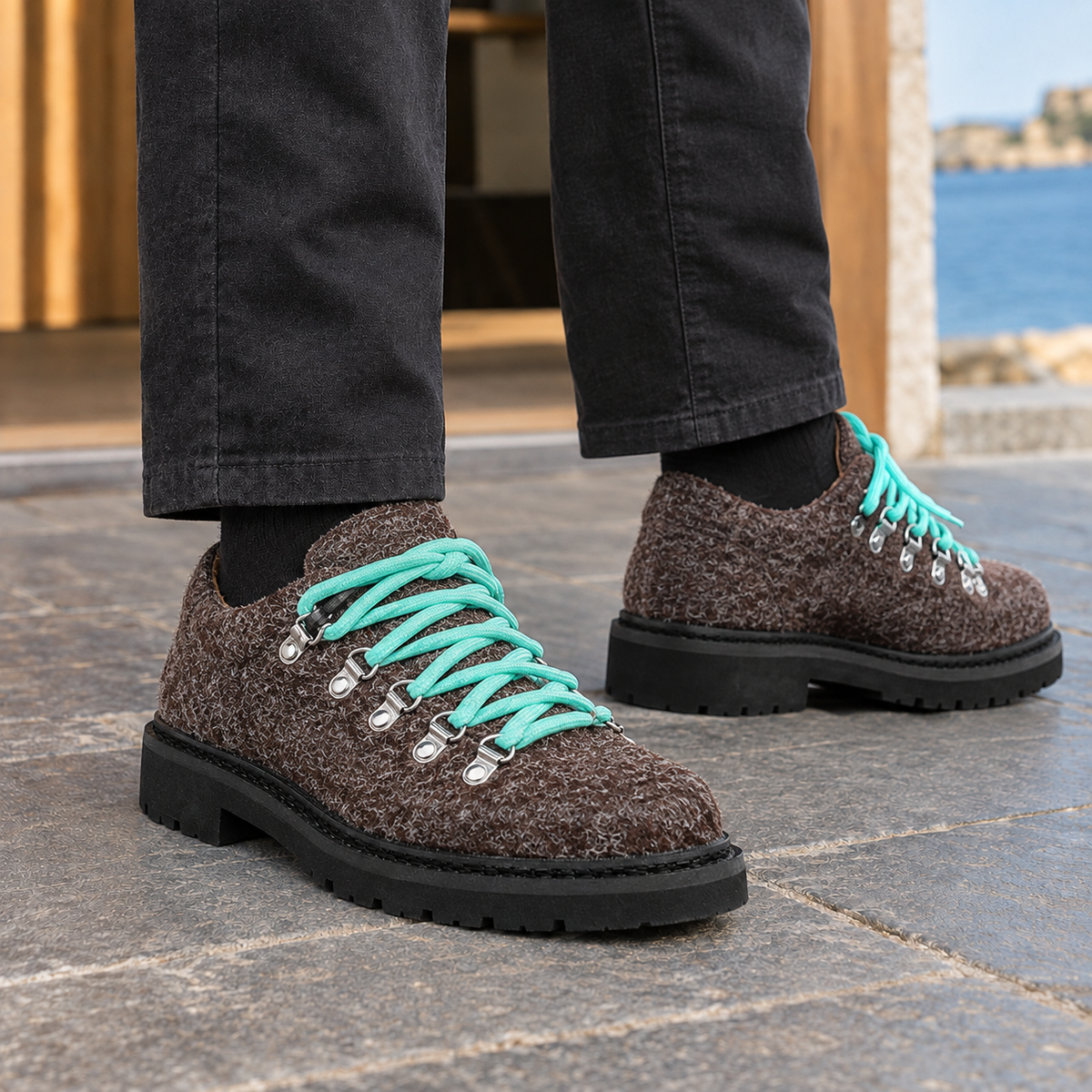 Bertolini Lace Up Derbies - Brown