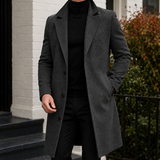 Soren Tailored Overcoat - Dark Gray